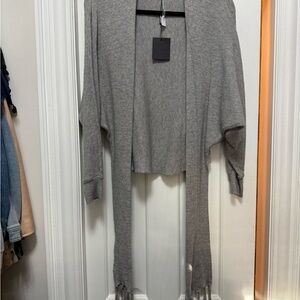 Do Everything in Love Gray Women's Cardigan